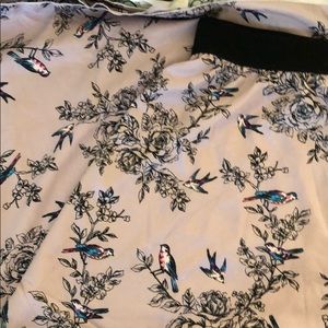 Gorgeous mauve Lucy with birds!